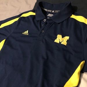 Adidas University of Michigan polo